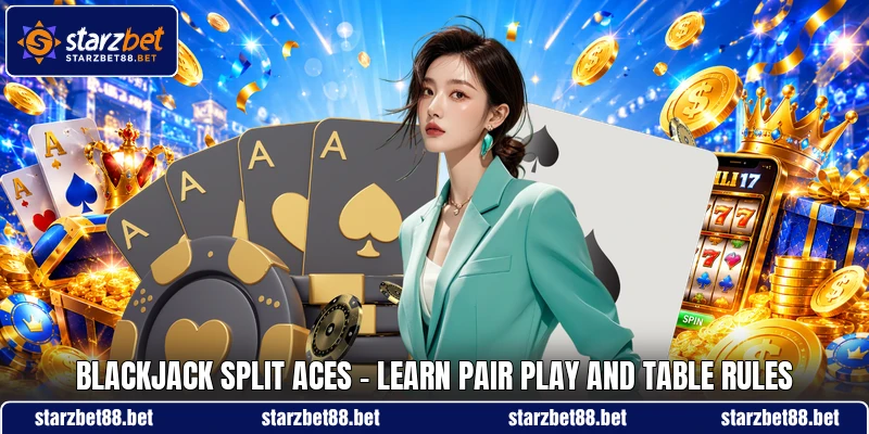 Blackjack Split Aces - Learn Pair Play And Table Rules