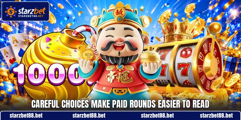 Careful choices make paid rounds easier to read Careful choices make paid rounds easier to read
