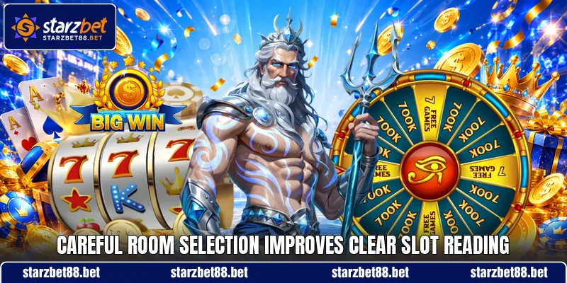 Careful room selection improves clear slot reading Careful room selection improves clear slot reading