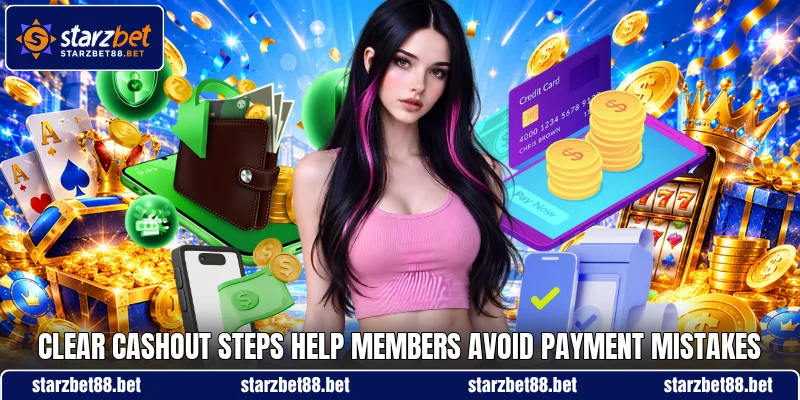 Clear cashout steps help members avoid payment mistakes Clear cashout steps help members avoid payment mistakes