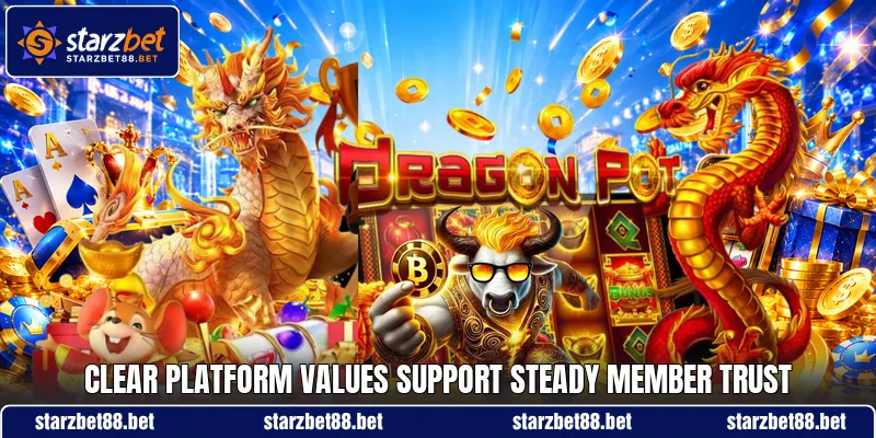 Clear platform values support steady member trust