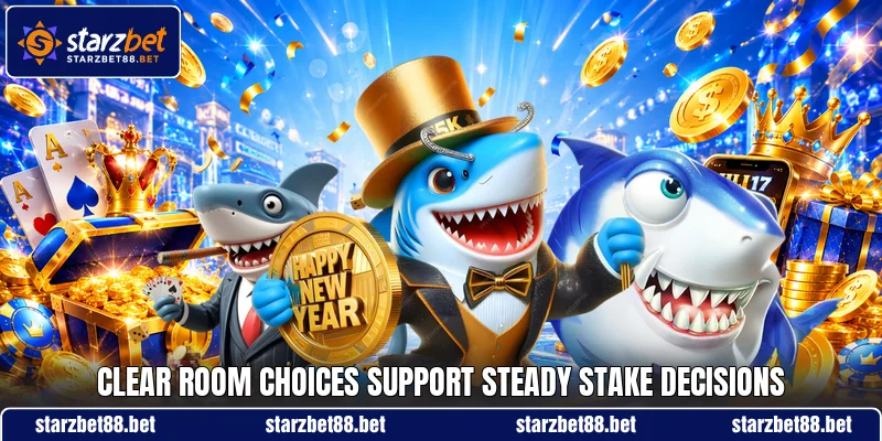 Clear room choices support steady stake decisions Clear room choices support steady stake decisions