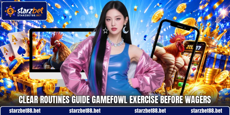 Clear routines guide Gamefowl Exercise before wagers