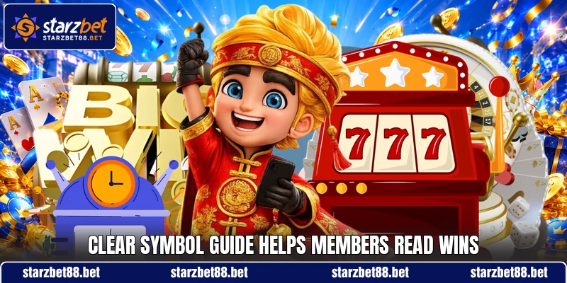 Clear symbol guide helps members read wins Clear symbol guide helps members read wins