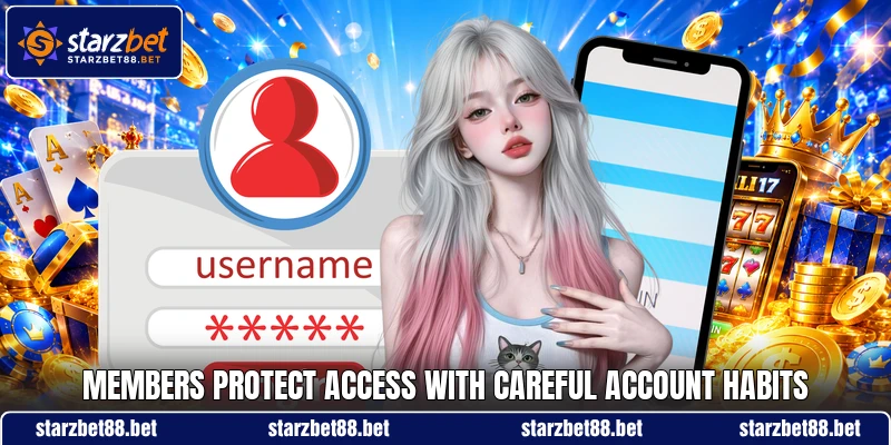 Members protect access with careful account habits Members protect access with careful account habits