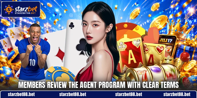 Members review the agent program with clear terms