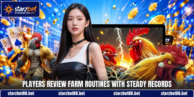 Players review farm routines with steady records Players review farm routines with steady records