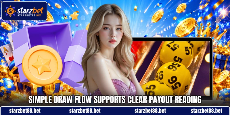 Simple draw flow supports clear payout reading Simple draw flow supports clear payout reading