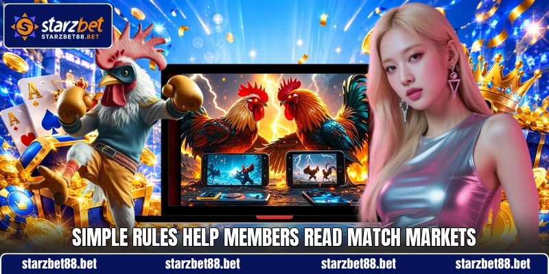 Simple rules help members read match markets Simple rules help members read match markets